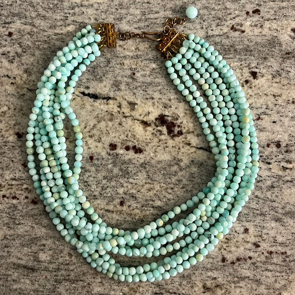 Theodosia handmade turquoise necklace